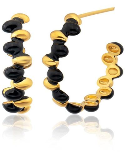 Milou Jewelry Grace Hoop Earrings - Metallic