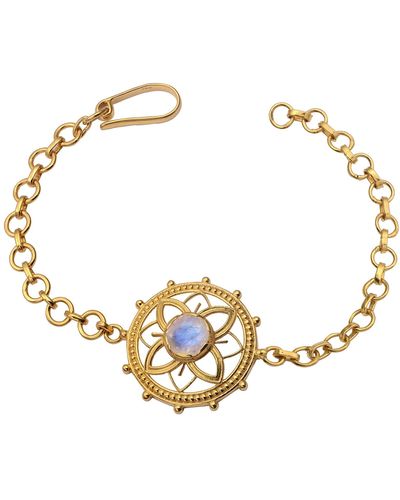 Emma Chapman Jewels Bali Moonstone Bracelet - Metallic