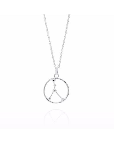 Yasmin Everley Cancer Astrology Necklace - Metallic