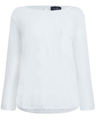 James Lakeland Pocket Jersey T-shirt - White