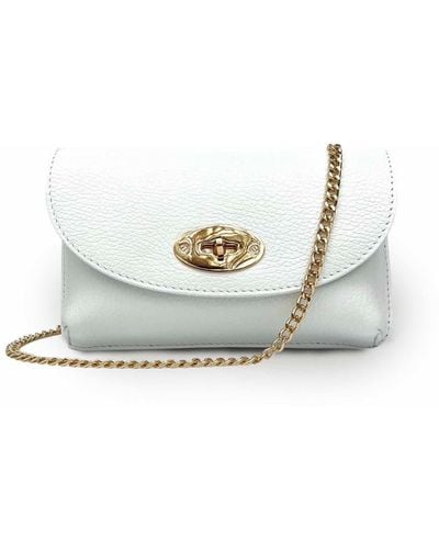 Apatchy London The Mila Leather Phone Bag - White