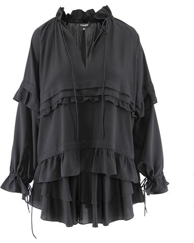 Framboise Set Dayna Blouse + Skirt - Black