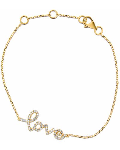 Cosanuova Love Bracelet 18k Yellow - Metallic