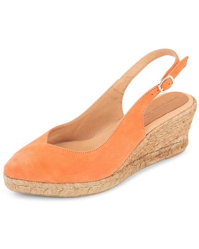 Patricia Green Poppy Espadrille Coral - Natural