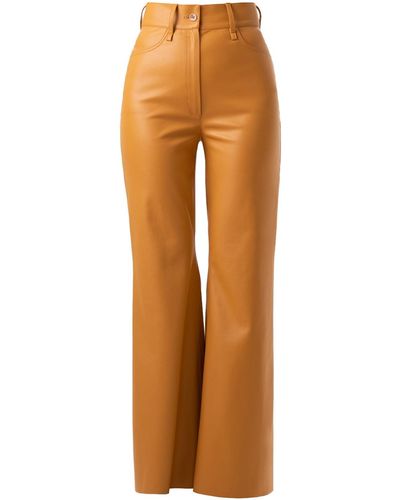 Leather Flare Pants for Women - Up to 83% off