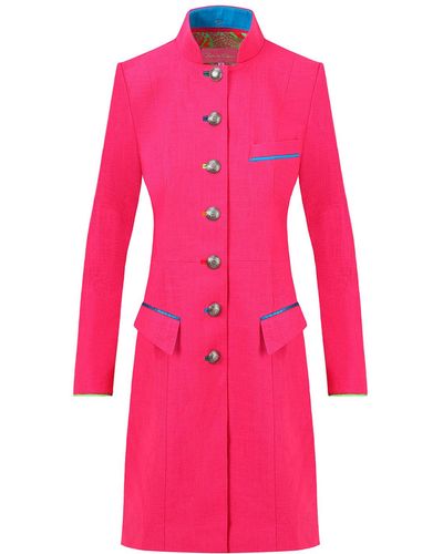 Beatrice von Tresckow Pink Soldier Coat