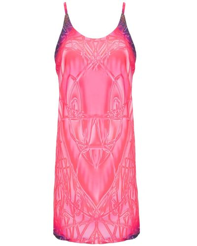 Paloma Lira Cherry Crystal Nicks Dress - Pink