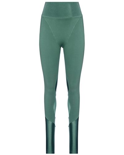 Balletto Athleisure Couture legging Cutouts Glow Heel Fitting - Green