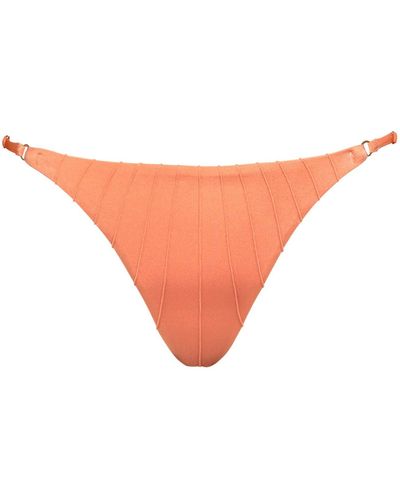 Noire Swimwear Orange Coquillage Bikini Bottom