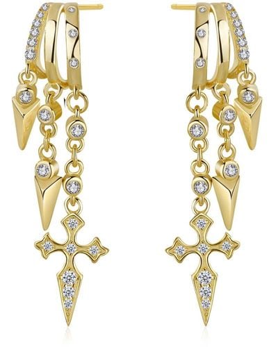 Aaria London Naxos Earring - Metallic