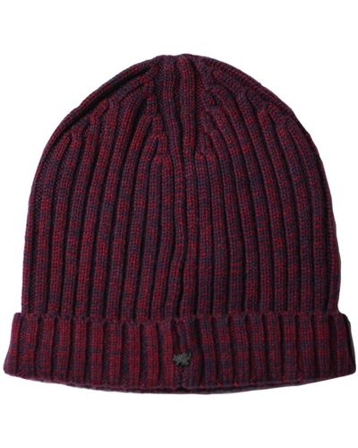 lords of harlech Bob Beanie In Burgundy - Red