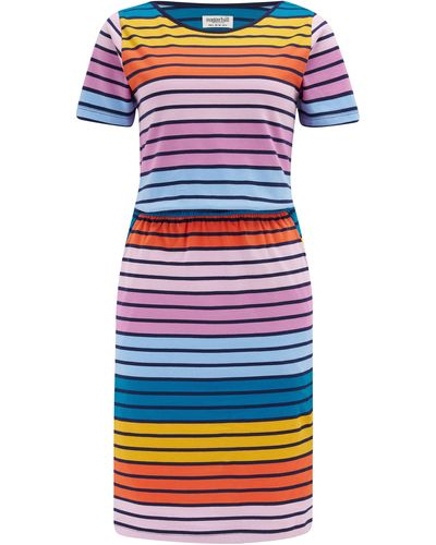 Sugarhill Terri Jersey Dress Multi, Sundown Stripe - Blue