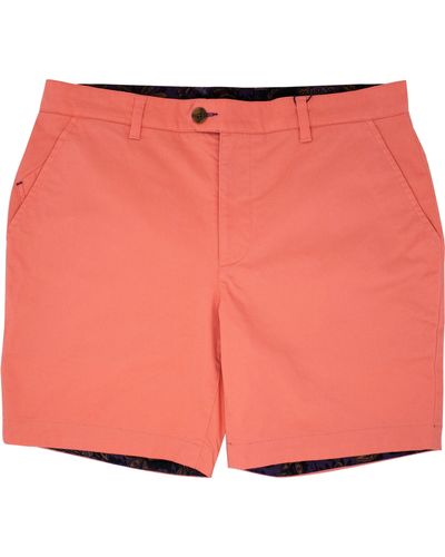 lords of harlech John Flat Front Short - Red