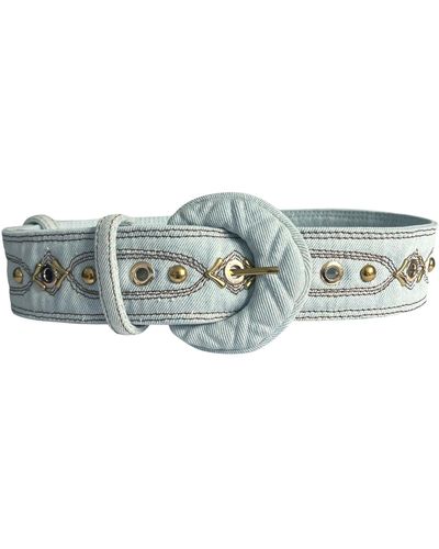 L2R THE LABEL Quilted Belt - Green