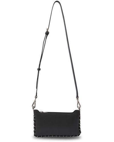 Absence of Colour Leather Square Chain Bag - Black