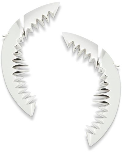 Kasun Shark Bay Earrings - Metallic