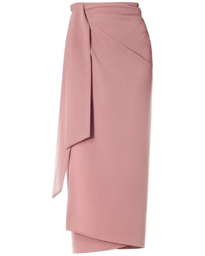 Meem Label Amari Dusty Pink Wrap Skirt