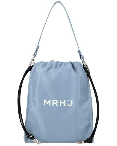 MARHEN.J Recycled Nylon Mini Cross Bag - Blue