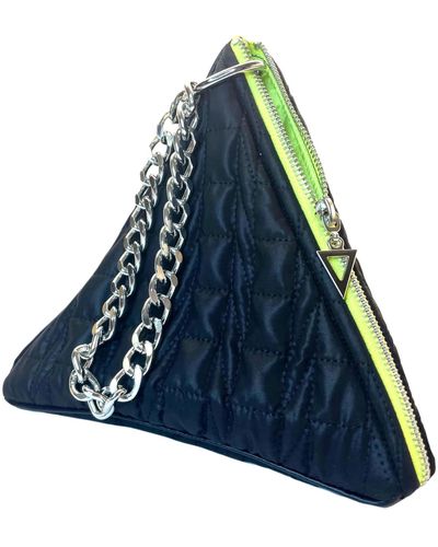 Mirimalist Triangle Puff Bag - Blue