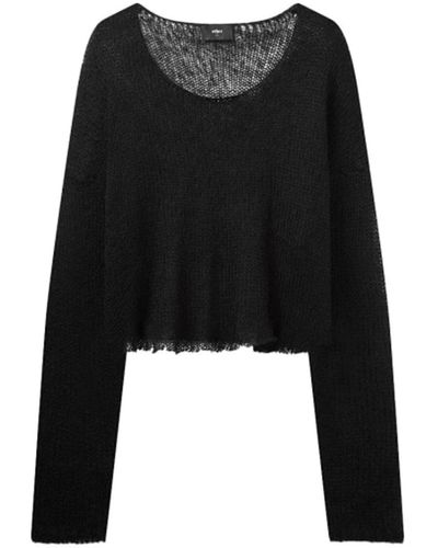 Other Cropped Navarro Sweater - Black