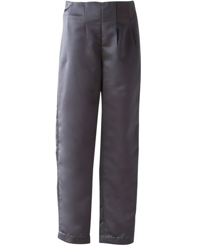 Le Réussi Trousers Pleated Trousers - Grey