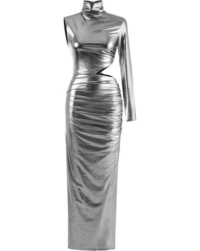 Khéla the Label Prism Metallic Dress - Gray