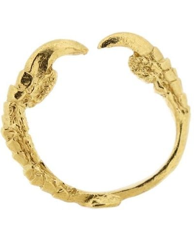 Tessa Metcalfe Single Claw Ring Gold - Metallic