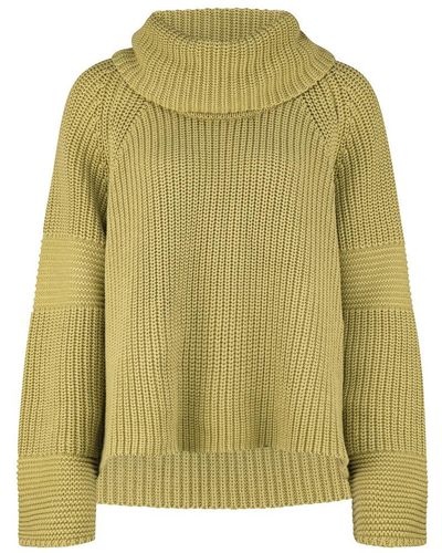 dref by d Vela Chunky Knit Sweater - Green