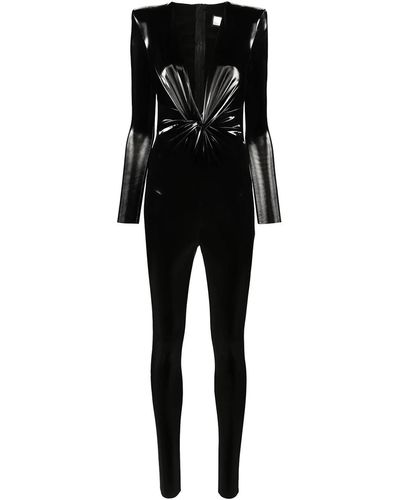 Nissa V-neck Jumpsuit - Black