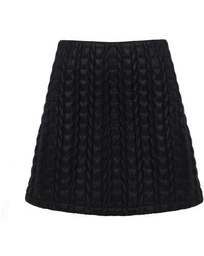 Mirimalist Puff Mini Skirt - Black