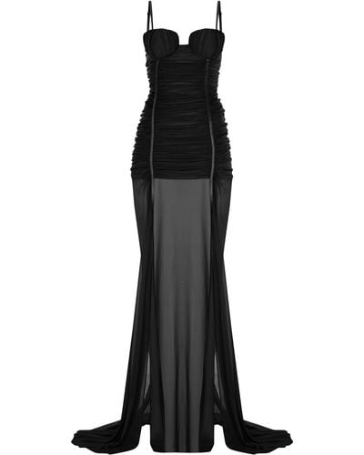 Khéla the Label Rolling In Love Gown In - Black