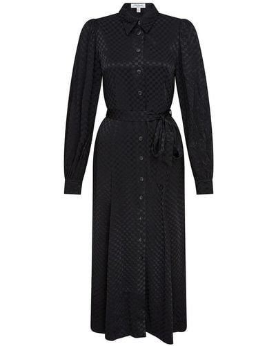 Fresha London Maeve Dress Checkerboard - Black