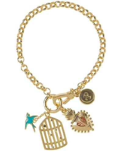 Patroula Jewellery Creative Chunky Gold Belcher Chain Bracelet - Metallic