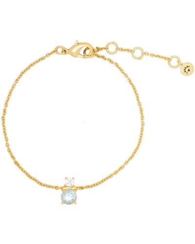 Lavani Jewels Sky Blue Rania Bracelet - Metallic