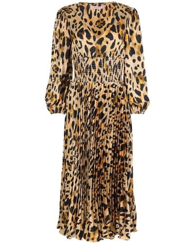 Traffic People When They See Me Leopard Print Aurora Dress - Natural