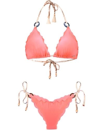 ELIN RITTER IBIZA Ibiza Bikini Set Savina Laia Coral Red