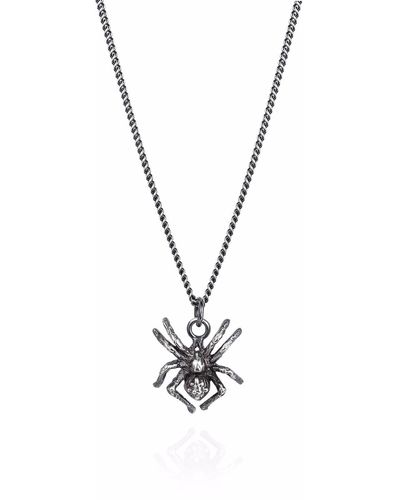 Yasmin Everley Little Spider Necklace - Metallic