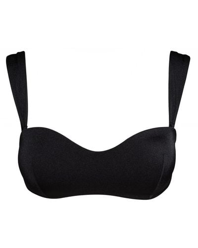 Noire Swimwear Onyx Bandeau Top - Black