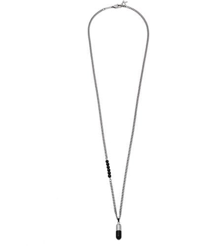 Klasse14 Duality Capsule Necklace - Metallic