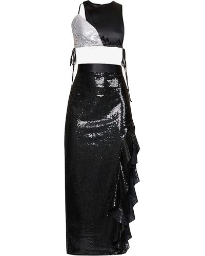 Amy Lynn Candance Top & Skirt Set - Black
