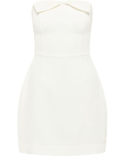 Nanas Barbi Mini Dress - White