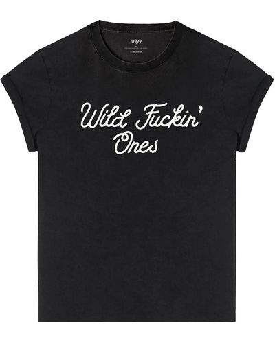 Other Wild Fuckin Ones Rocker T-shirt - Black