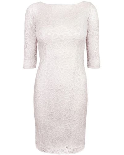 Alie Street London Macie Lace Wedding Dress In Ivory - White