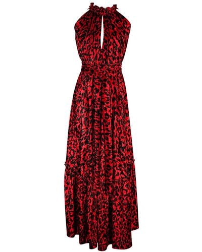 Jennafer Grace Vanya Rouge Maxi Dress - Red