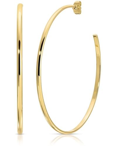 Glamrocks Jewelry Oversize Hoop Earrings - Metallic
