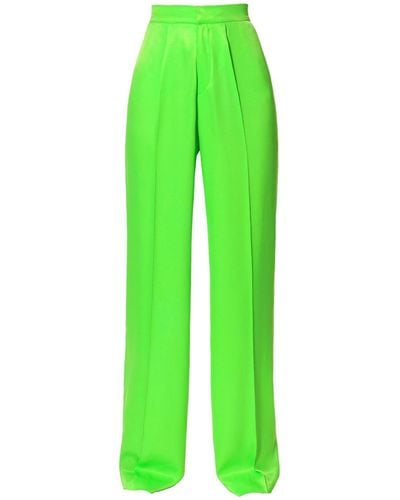 AGGI Jessie Satin Flash Trousers - Green