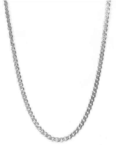 BY EDA DOGAN Paris Curb Chain Necklace - Metallic