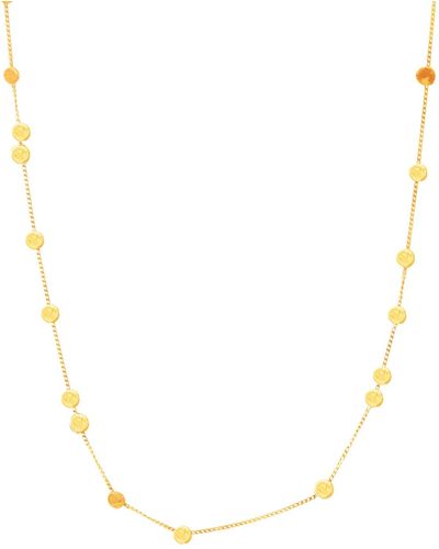 Lily Flo Jewellery Stardust Reach For The Stars Solid Gold Chain Necklace - Metallic