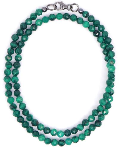 Shar Oke Malachite Wrap Beaded Bracelet - Green