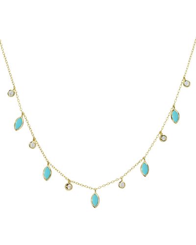 KAMARIA Drops Of Spring In Turquoise - Blue